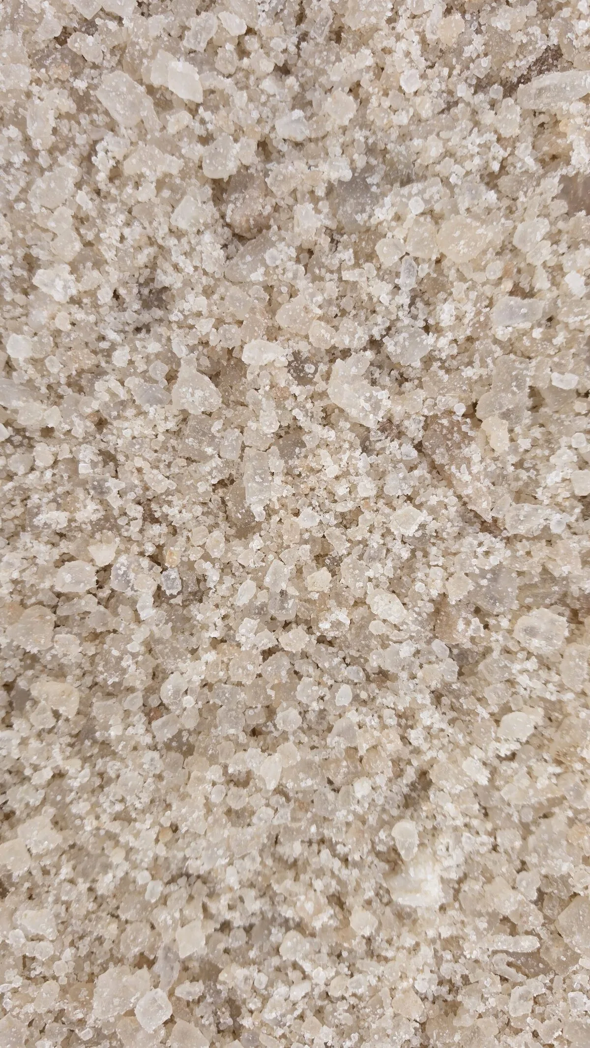 Close-up of golden rock salt crystals